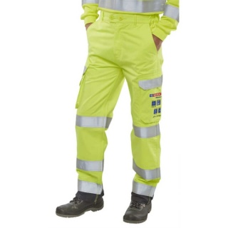 Beeswift ARC Compliant Hi Vis Trousers